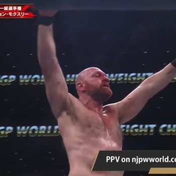 Jon Moxley wins the IWGP World Heavyweight Championship at NJPW Windy City Riot